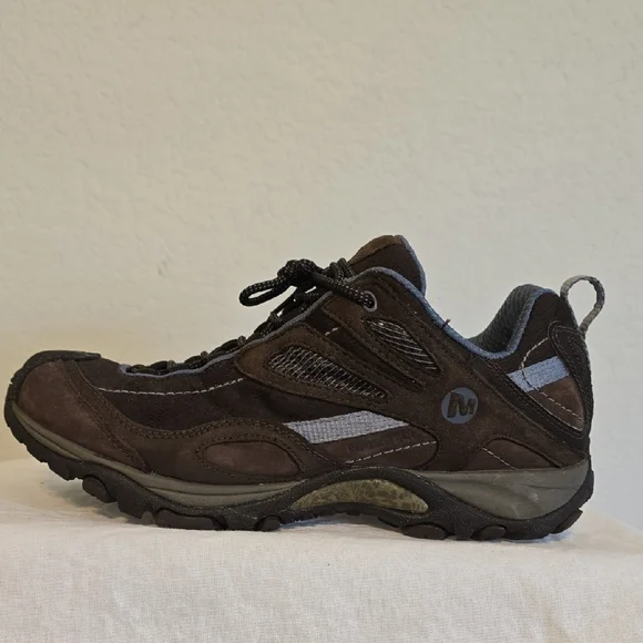 Merrell Women's Athletic Shoes In Brown And Periwinkle Color. Size 7.5M EUC - Picture 12 of 15